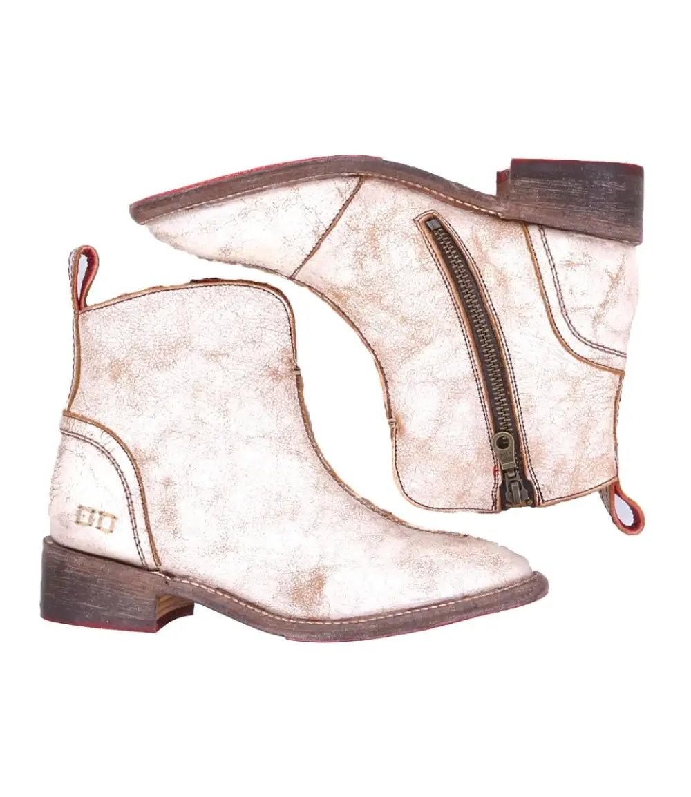 Pull-Tab Refined Ankle Boots