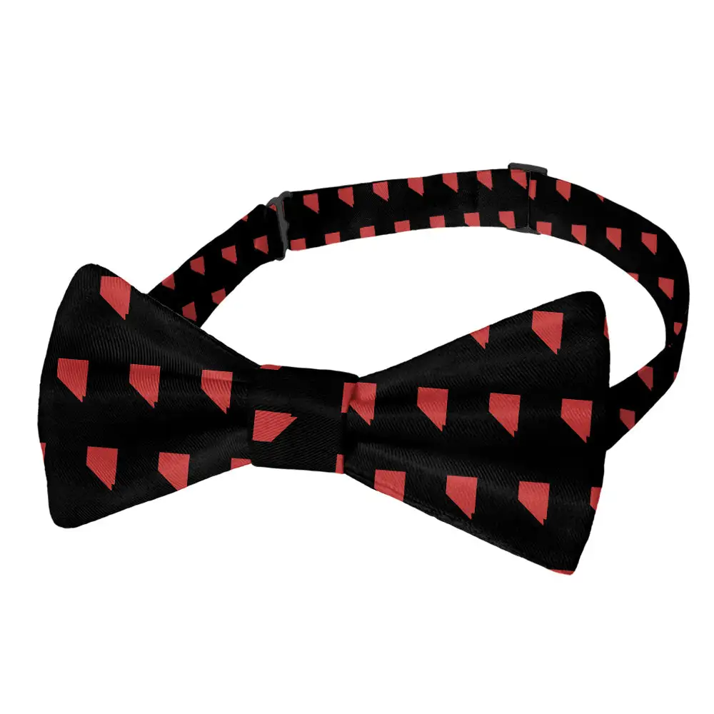 Artful Outline Motif Bow Tie