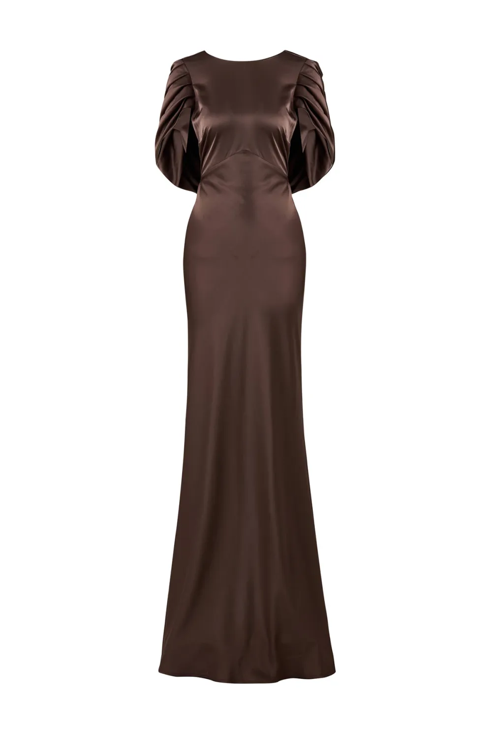 Back Drape Sleeveless Maxi Dress