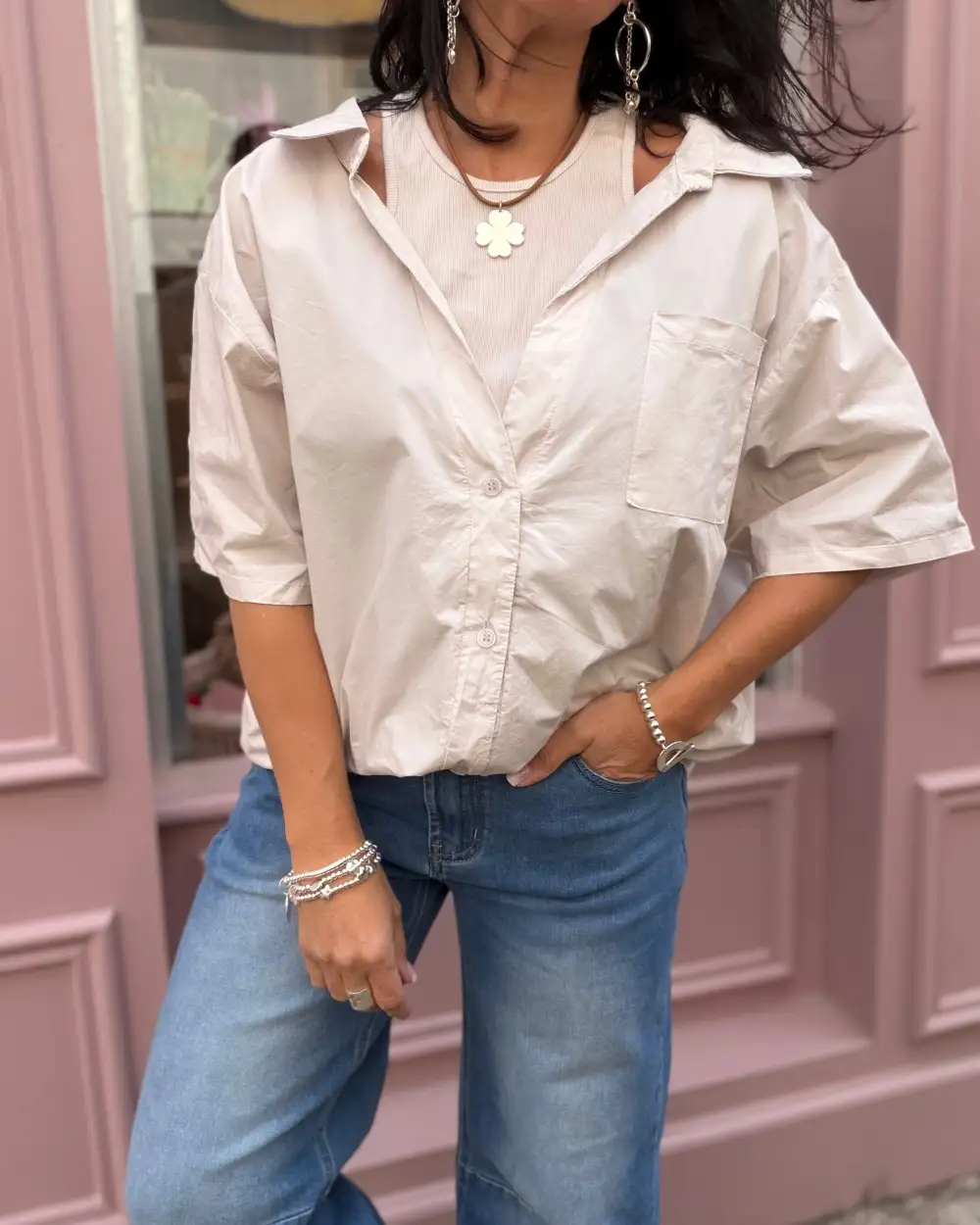 Classic Relaxed Classic Everyday Blouse