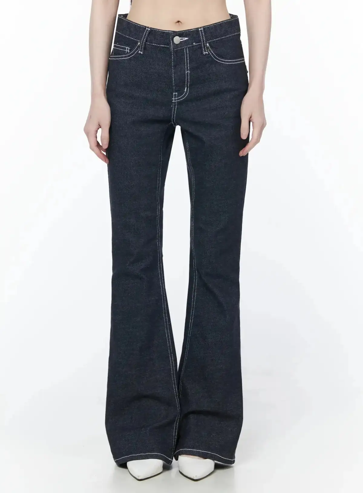 Regular-Fit No-Fade Bootcut Flared Jeans