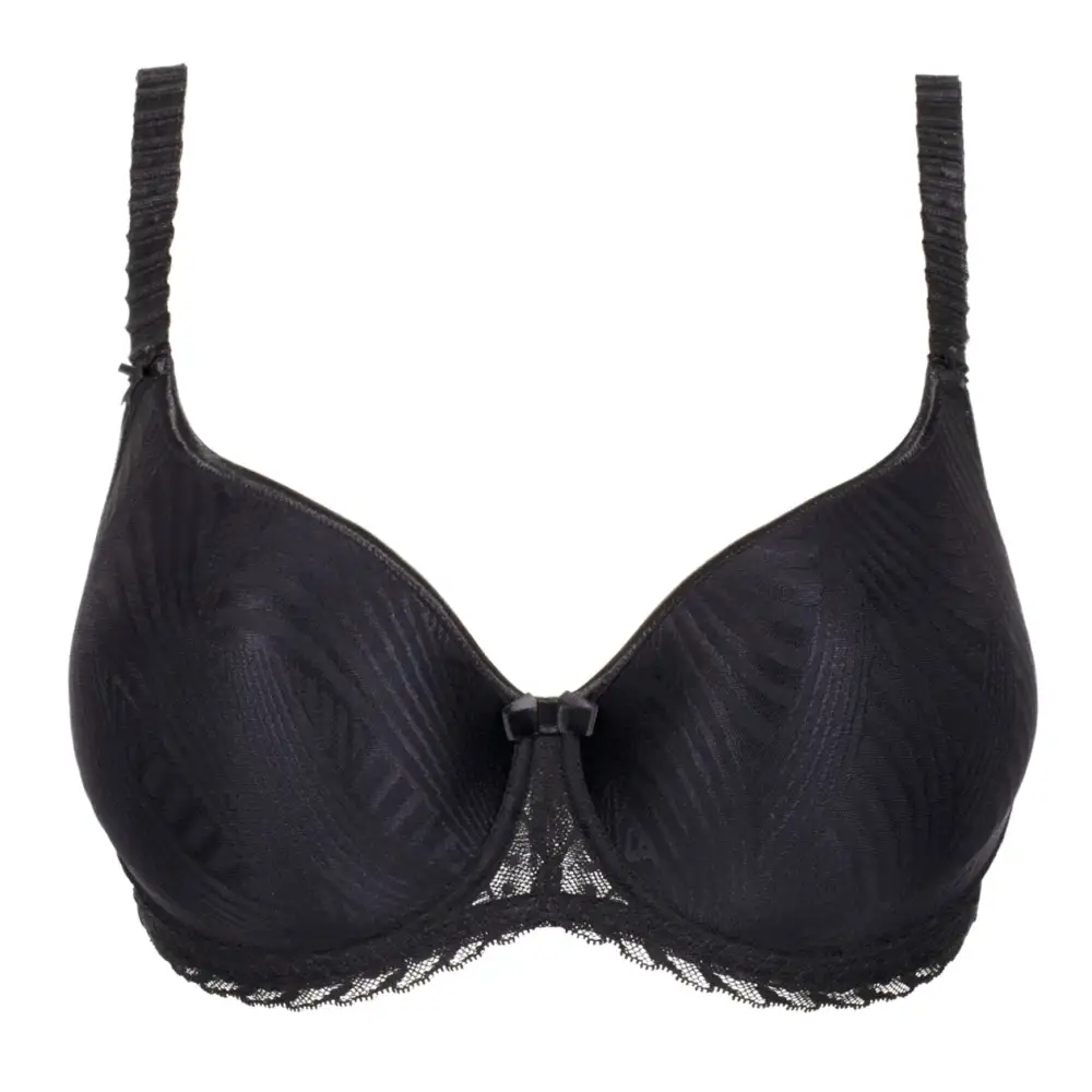 Women's Full Coverage Underwire Spacer Molded Adjustable Straps Rounded Shape Smoothing Bra