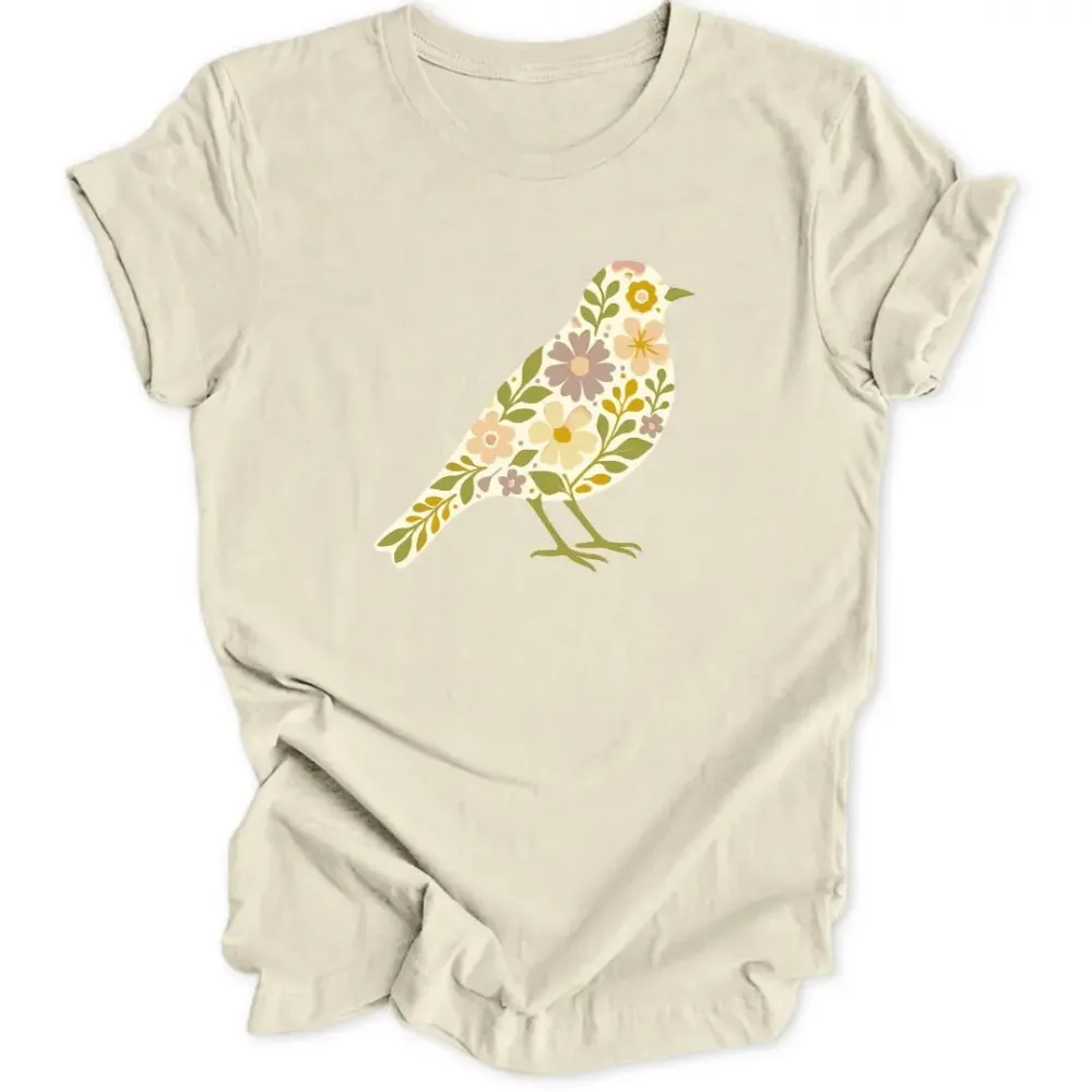 Botanical Bird Unisex T-Shirt