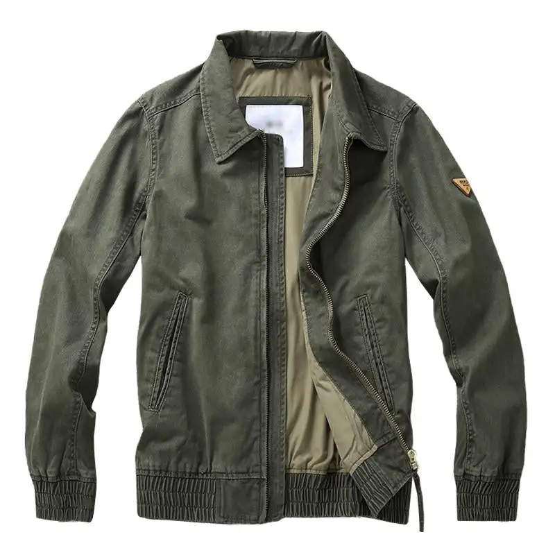 Streamlined Zip Cotton Jacket