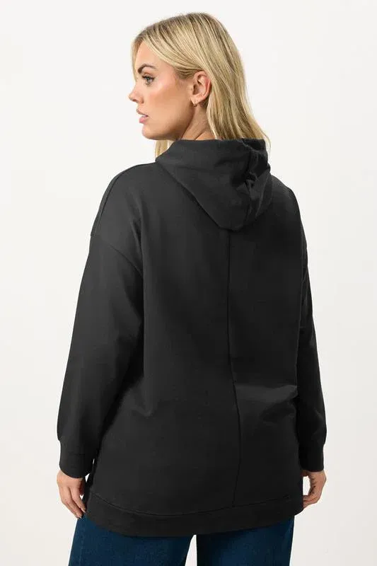 Black Leopard Star Hoodie