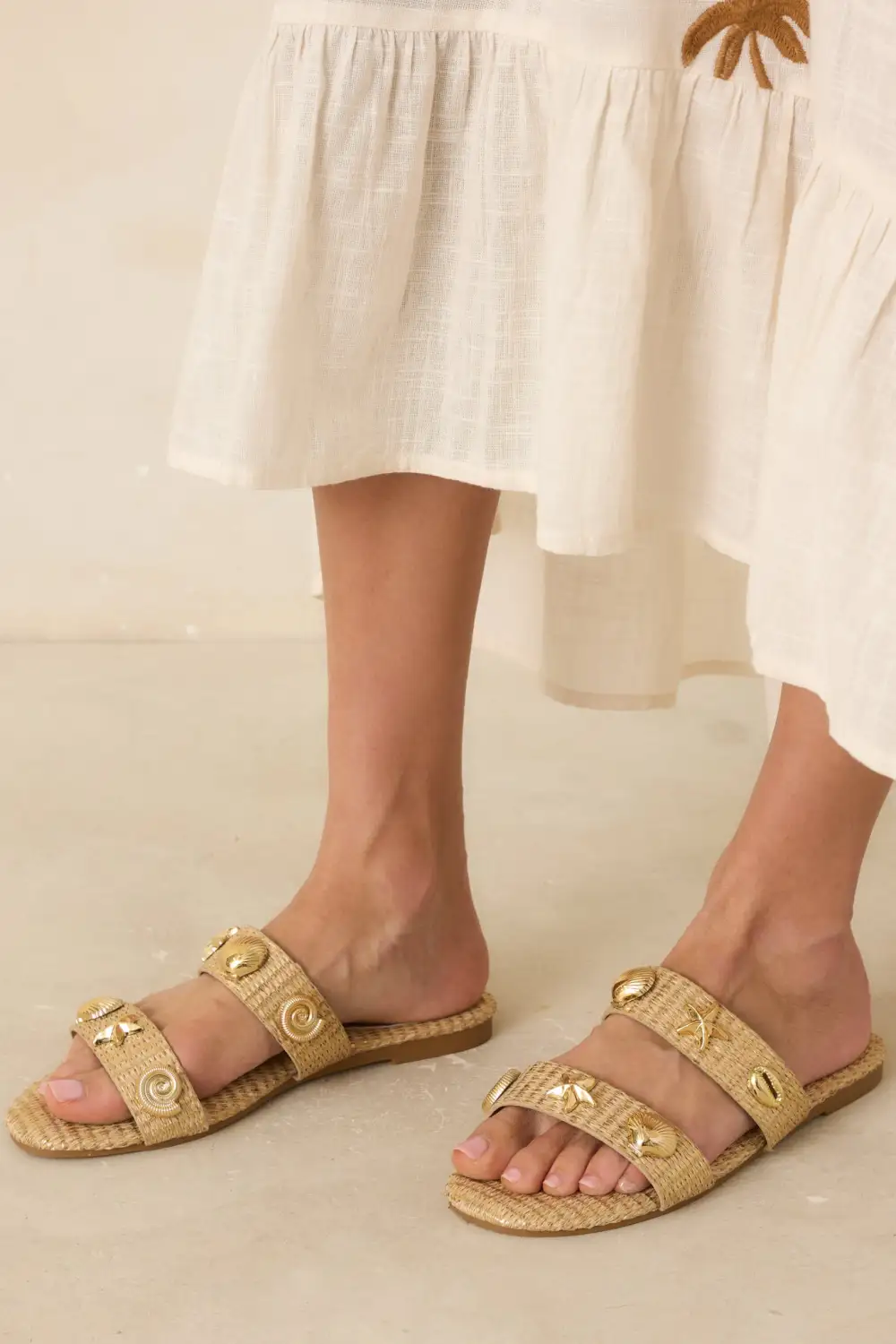 Raffia Woven Sandals