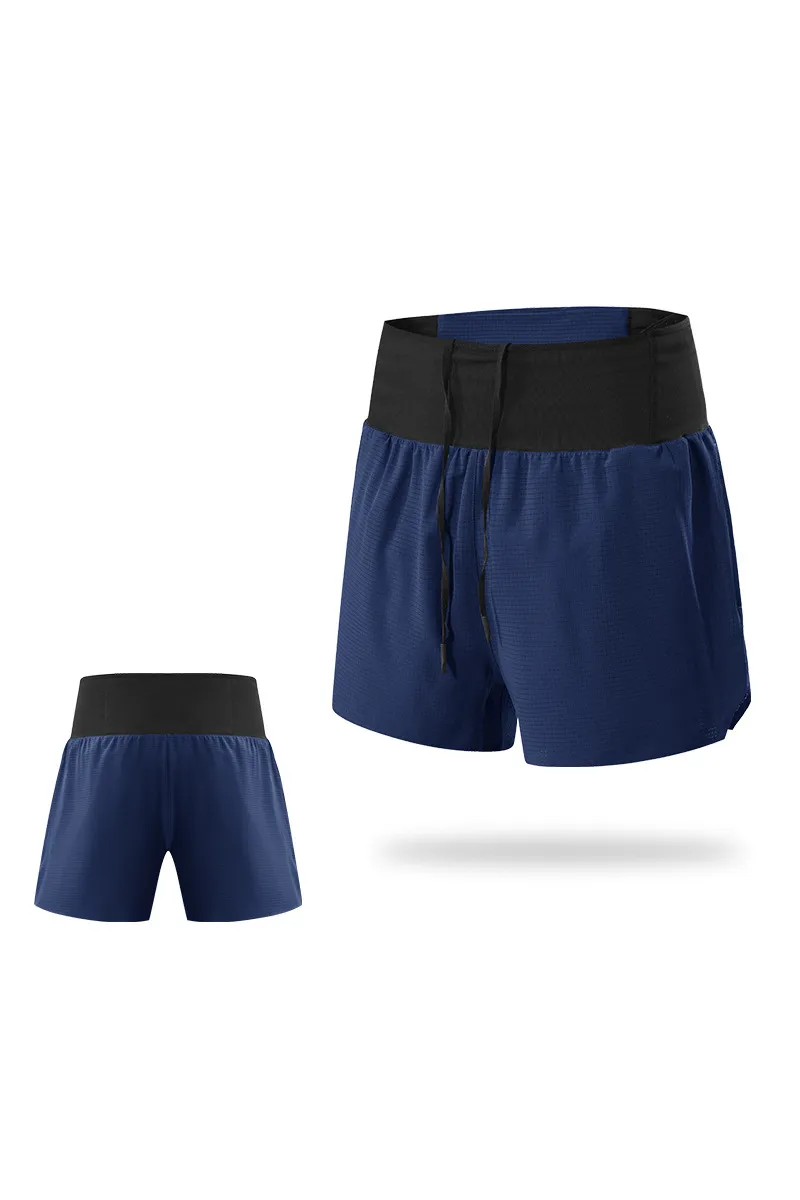 Quick Dry Storage Pocket Dual Layer Athletic Shorts