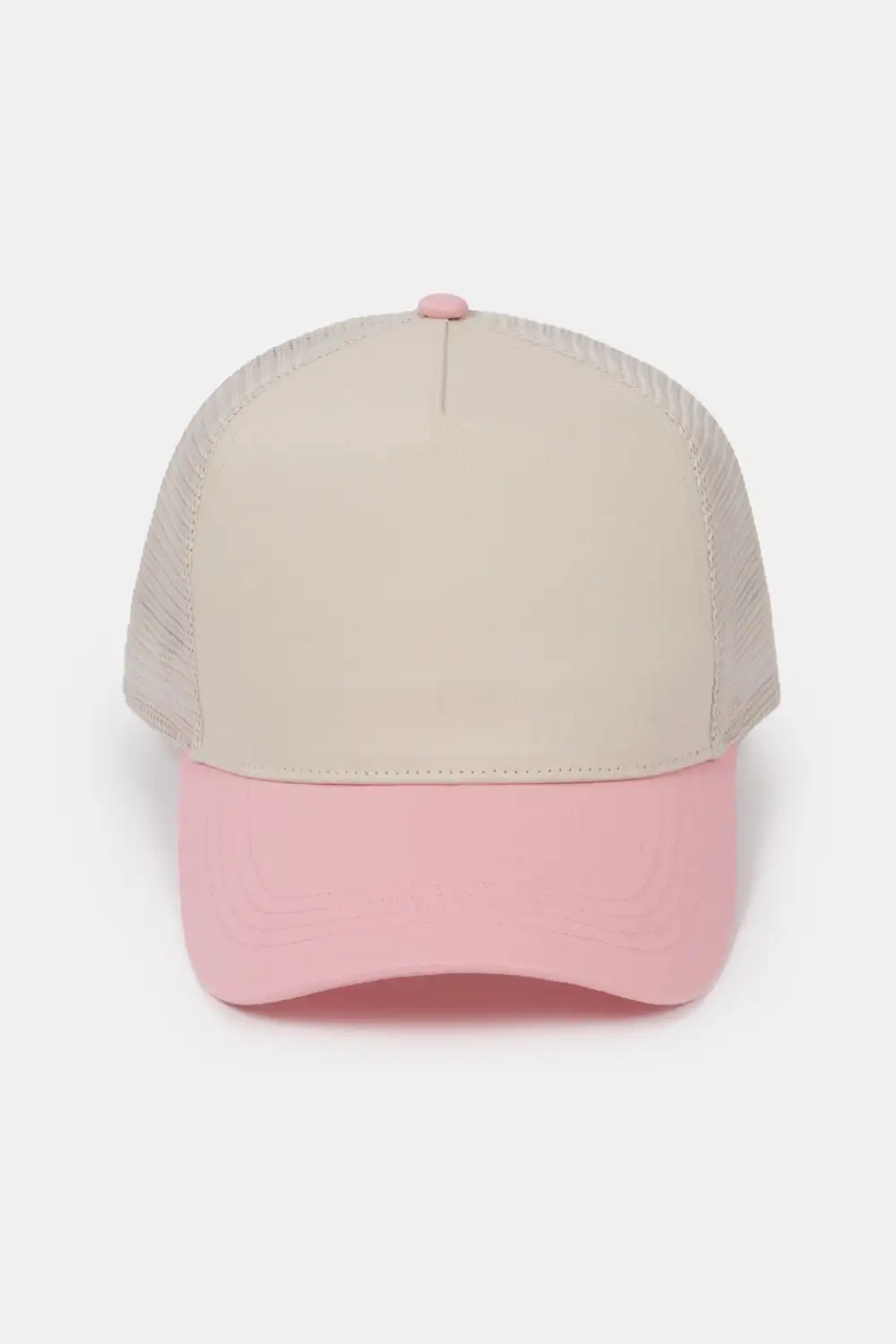 Mesh Back Two Tone Five Panel Panel Baseball Cap