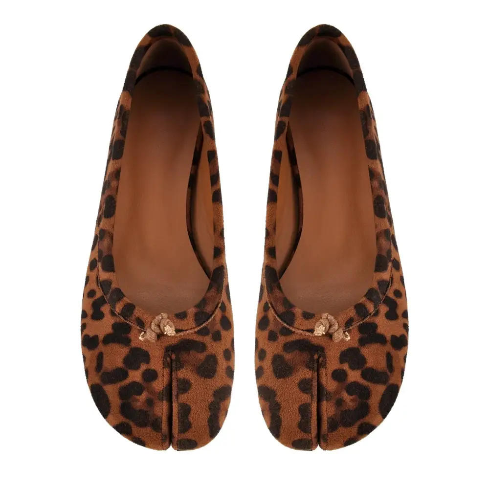 Polka Dot Round Toe Chunky Heel Pumps