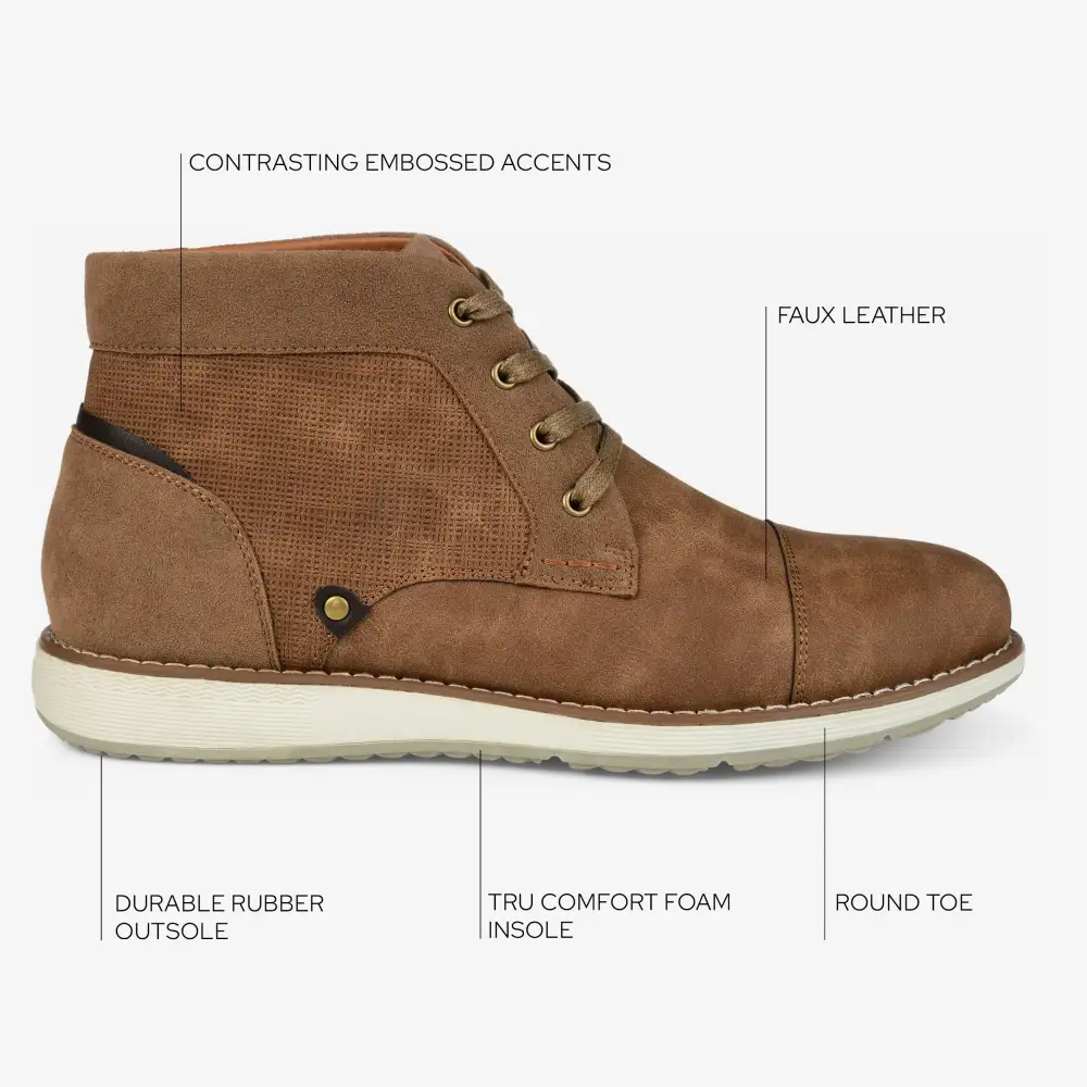 Cap Toe Chukka Work Boots