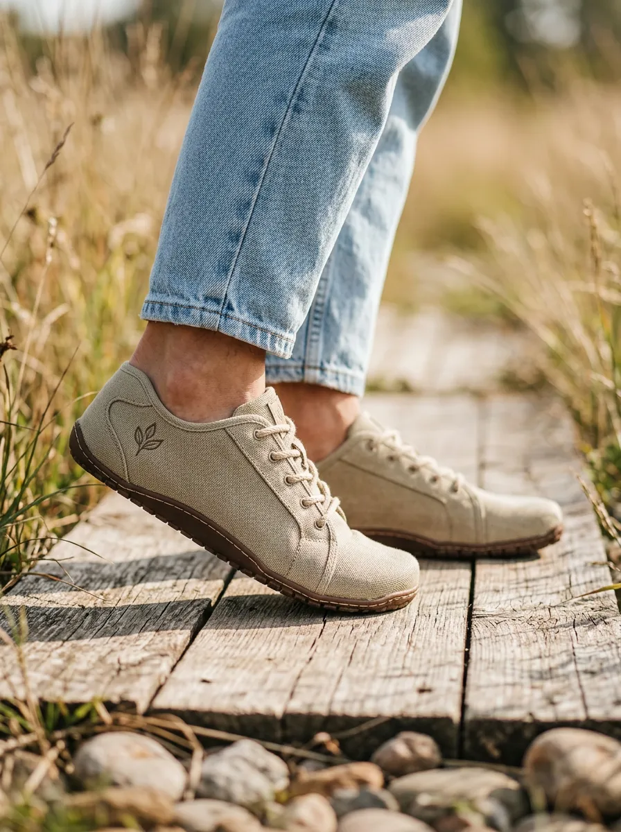 Essential Leaf Graphic Modern Look Unisex Barefoot Shoes