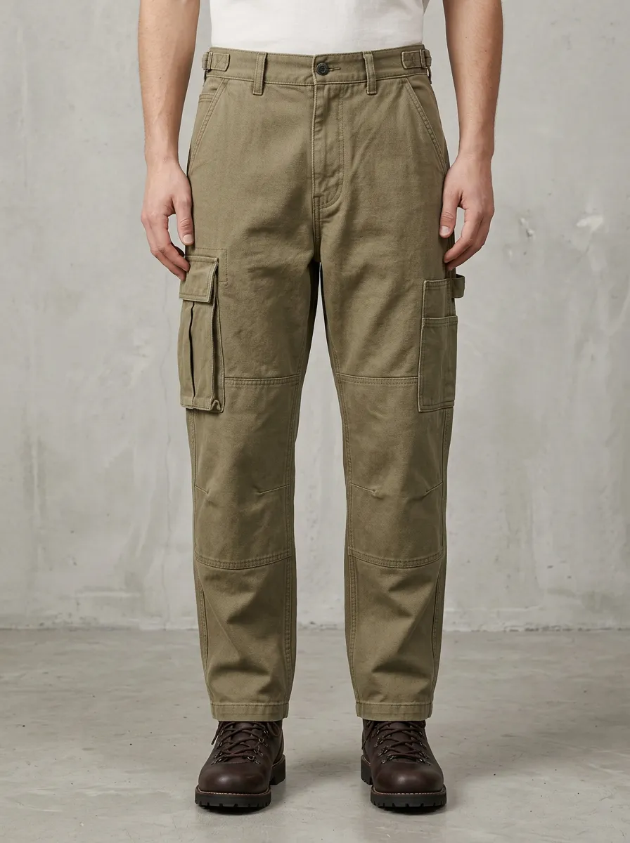 Men's Relaxed Canvas Field Cargo Pants