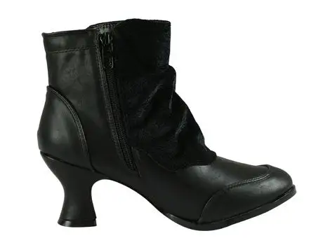 Women's Smart Side Zip Faux Leather Everyday Boots