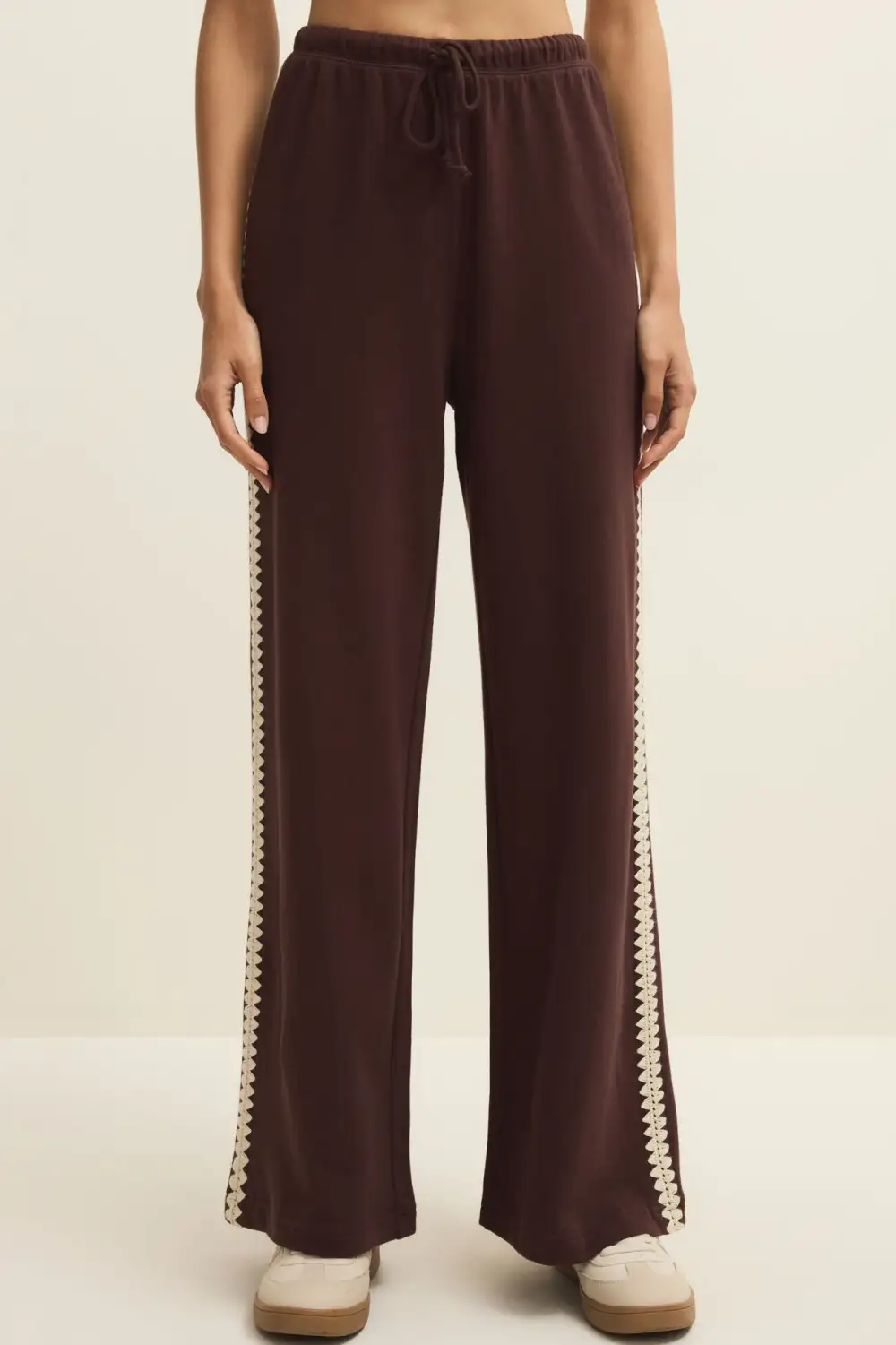 Elastic Waist French Terry Pants