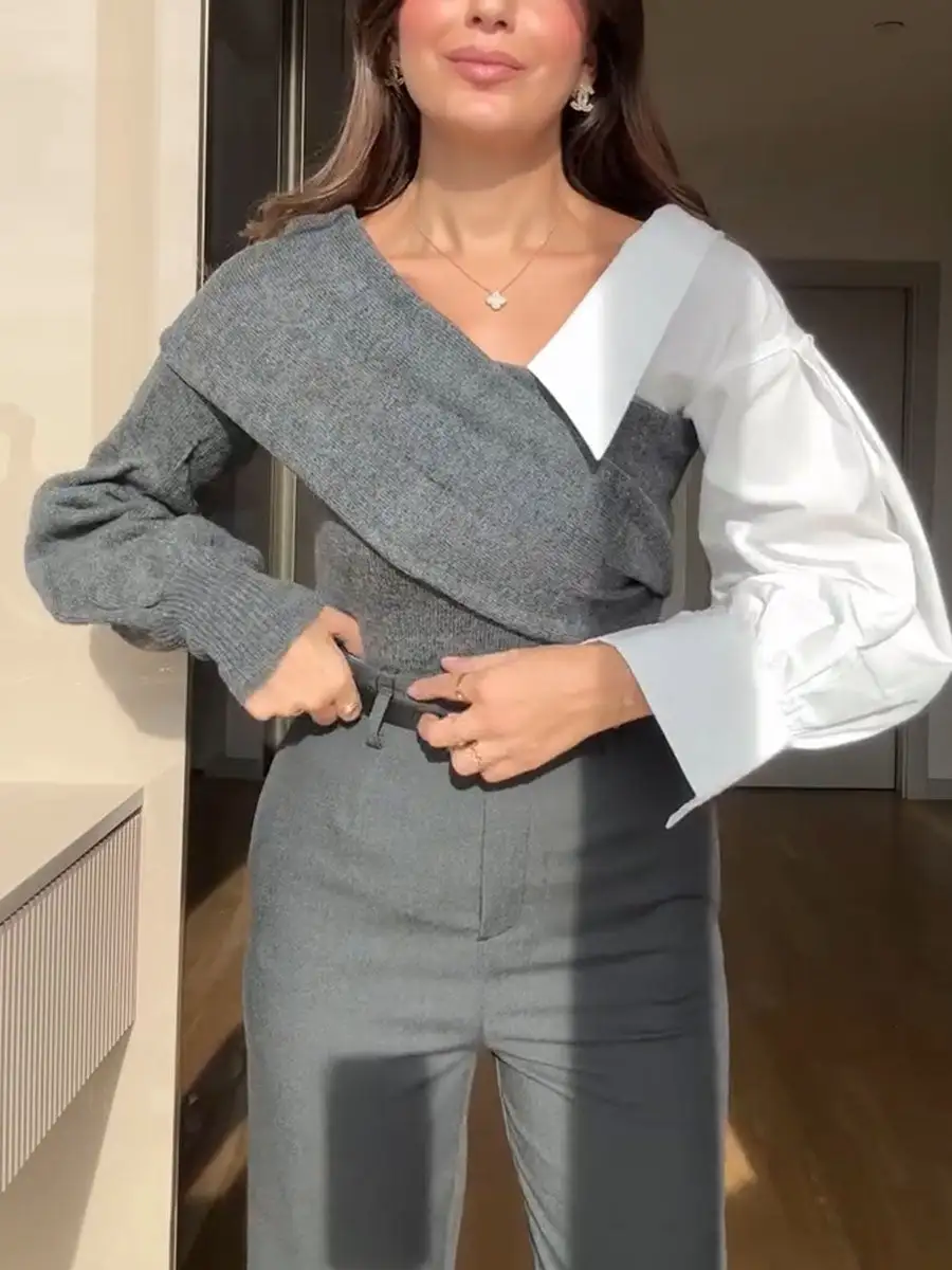 Relaxed Asymmetric Sweater