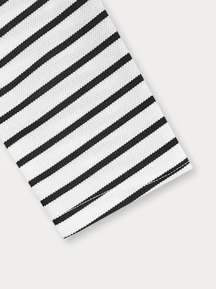 Comfy Basic Stripe Henley Shirt