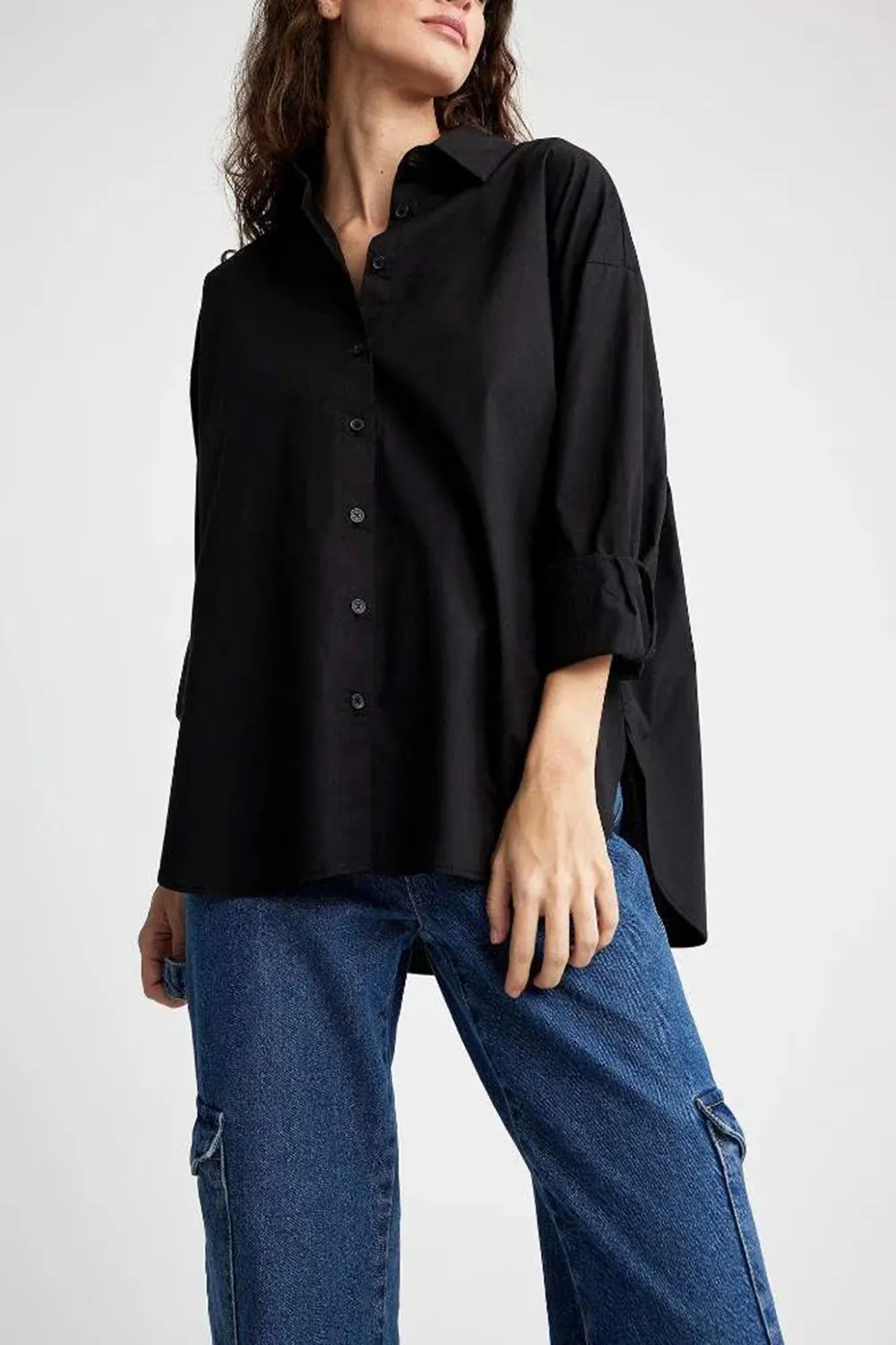 Long Sleeve Solid Basic Tee