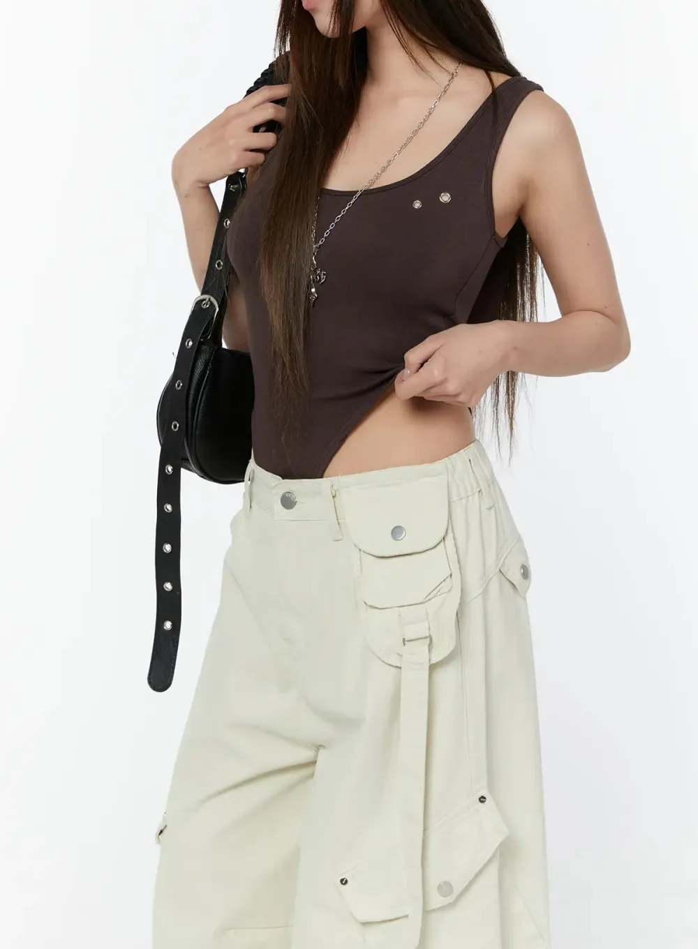 Hooded Stud Bodysuit