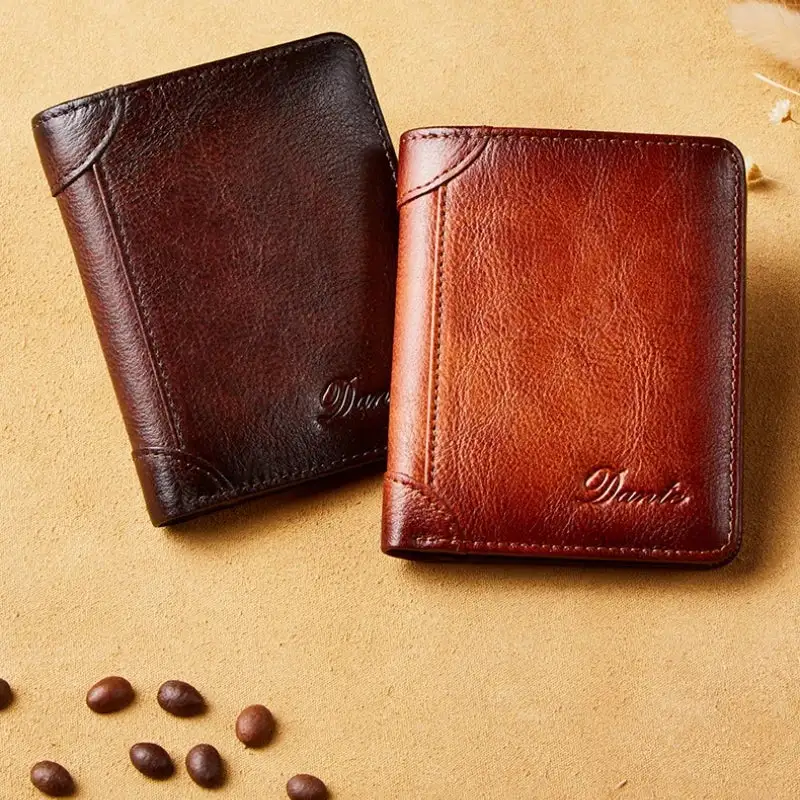 Refined Minimalist: Fold-Over Premium Leather Wallet
