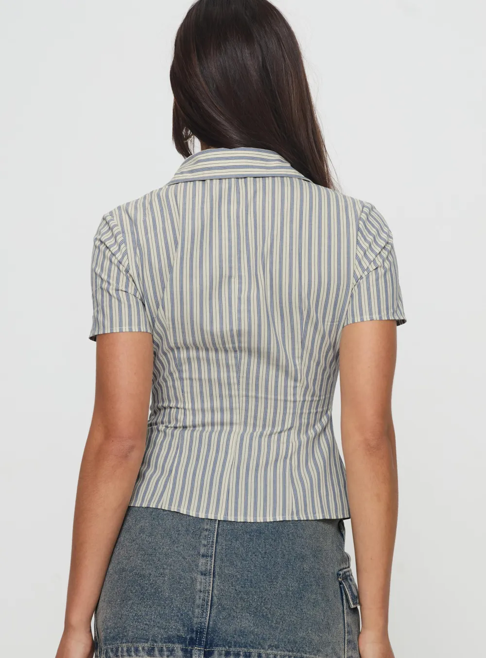 Elegant Button Up Collared Shirt