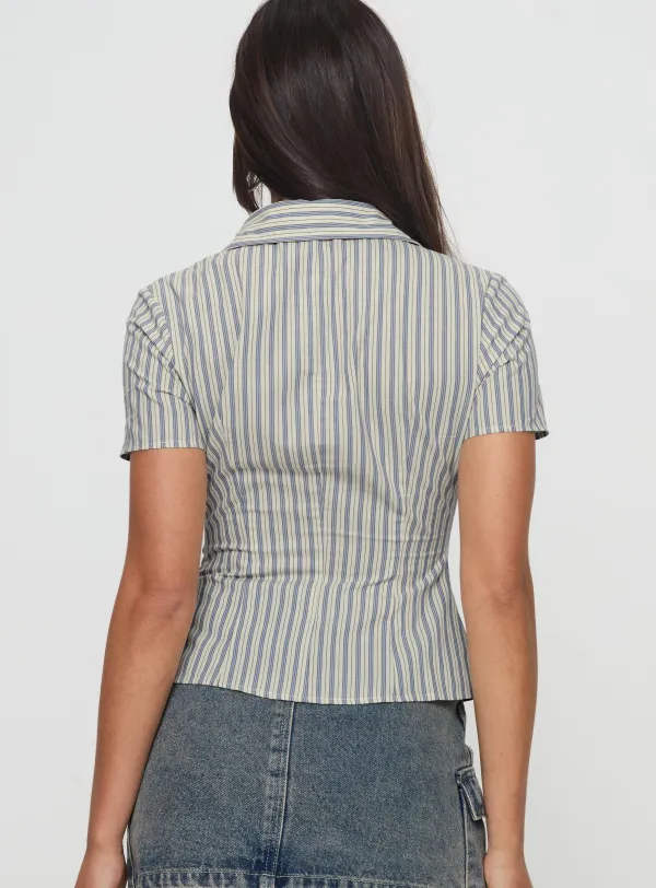 Elegant Button Up Collared Shirt
