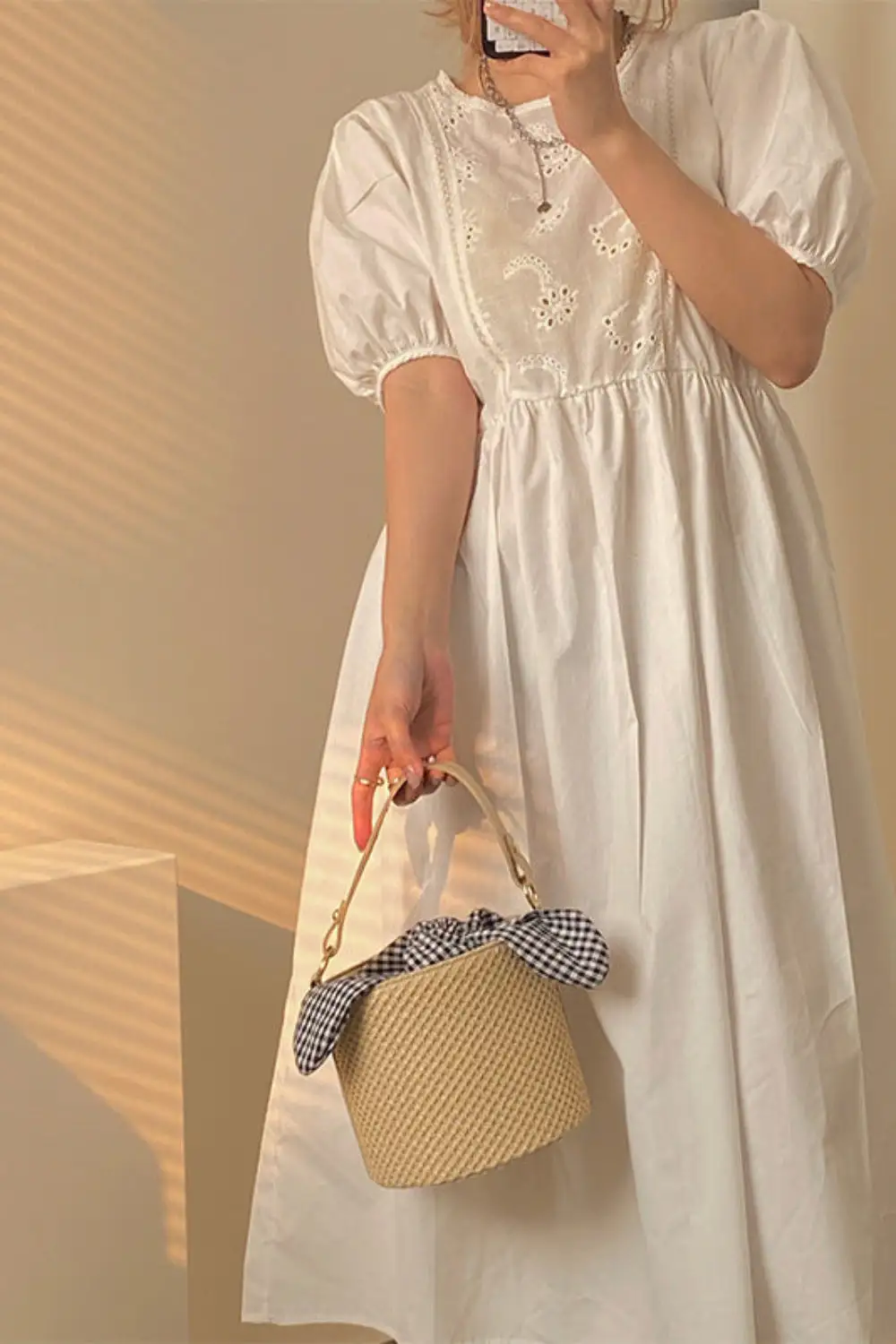 Coastal Charm: Casual Summer Straw Beach Tote