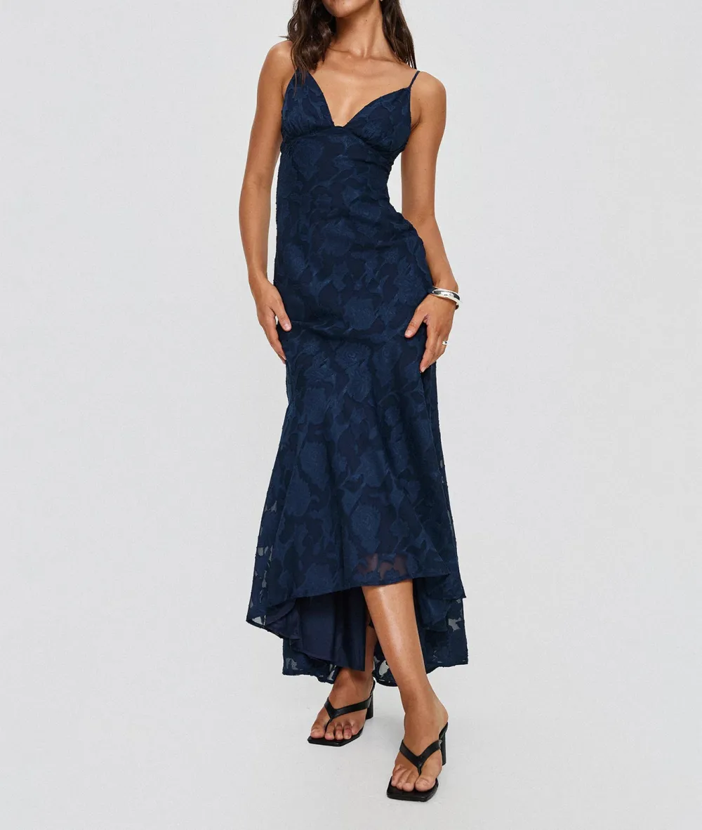 Low Back Flowing Maxi Dress