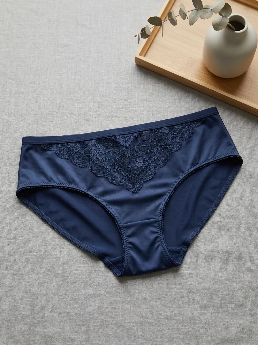 Women's Feminine Floral Lace Trimmed Panties