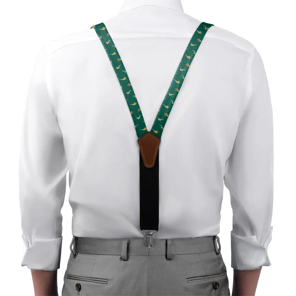 Billiards Theme Suspenders