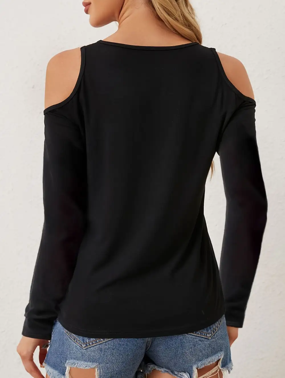 Lace V-Neck Cutout Sleeve Top