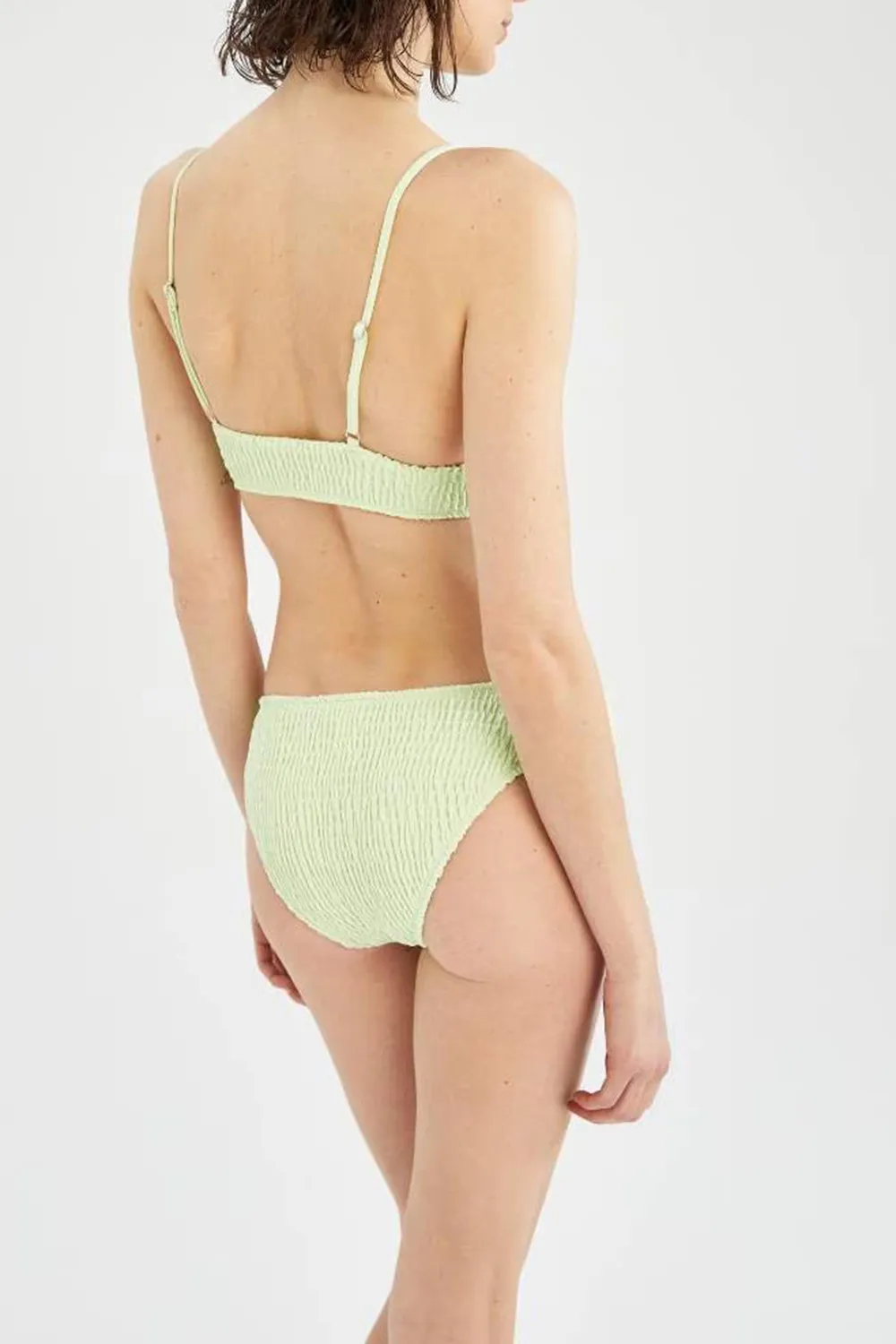 Ruffled Tankini Swim Ensemble