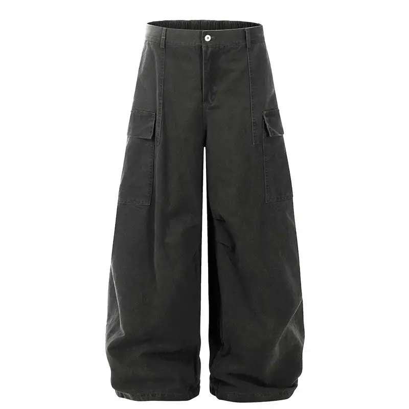 Women's Functional Wide Leg Loose Fit Cargo Pants