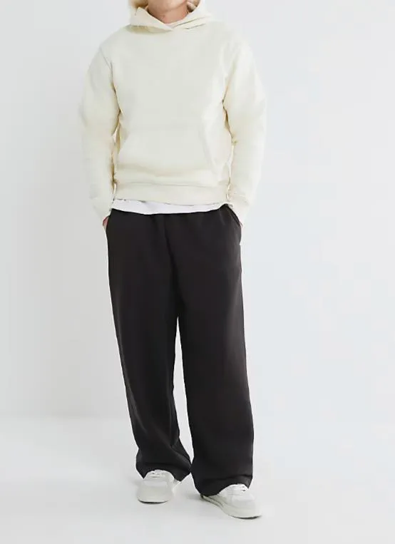 White Regular Fit Fashion Men's Hooded Sweatshirt