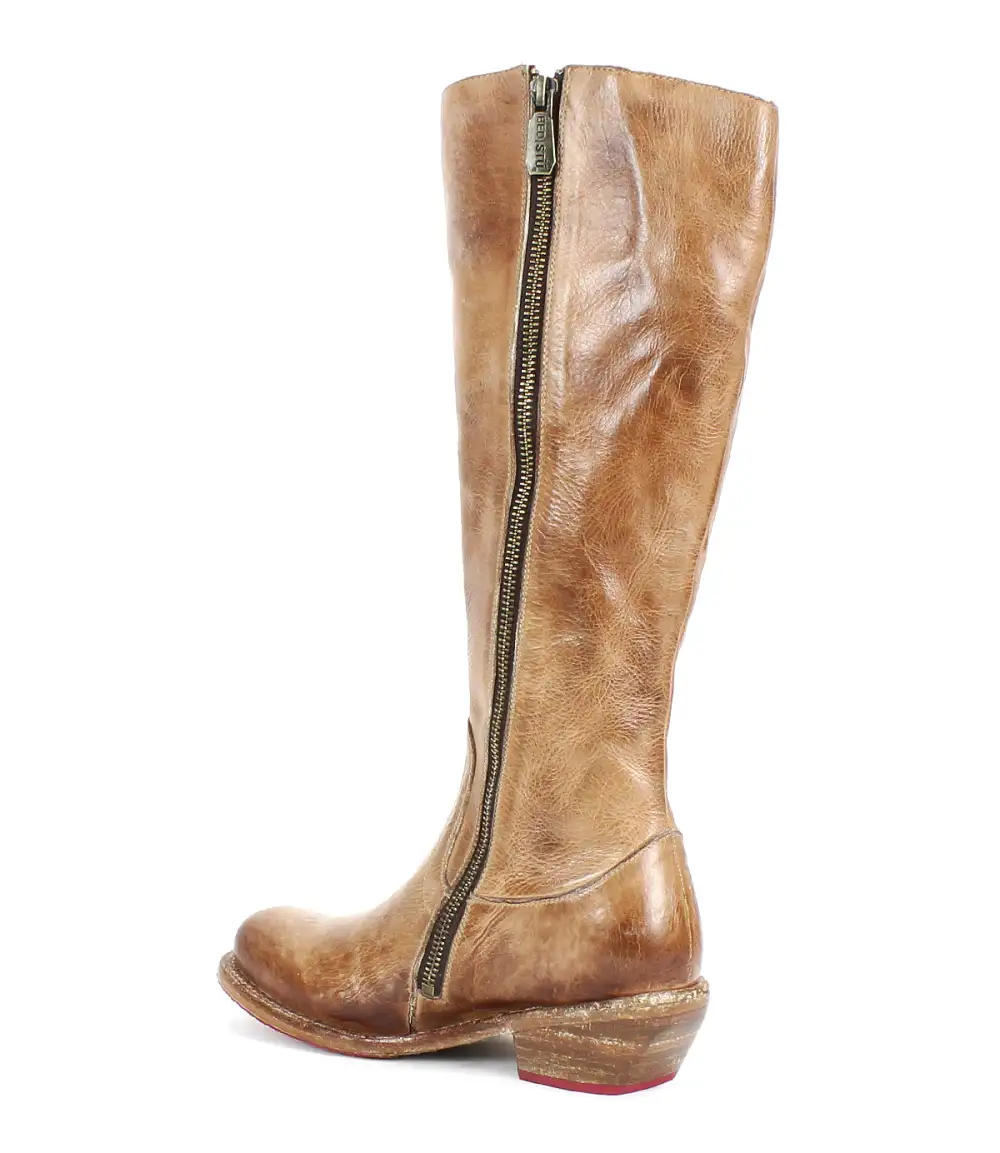 Side-Zip Stacked-Heel Everyday Boots