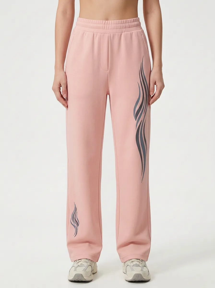 Women's Off-White Graphic Print Sweatpants