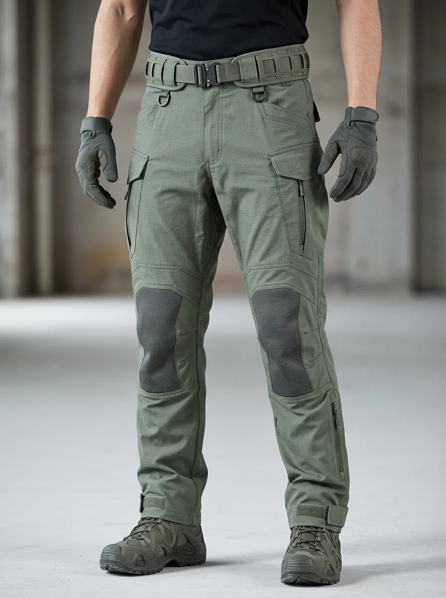 Classic Knee-Pad Men's Multi-Pocket Waterproof Tactical Cargo Pants