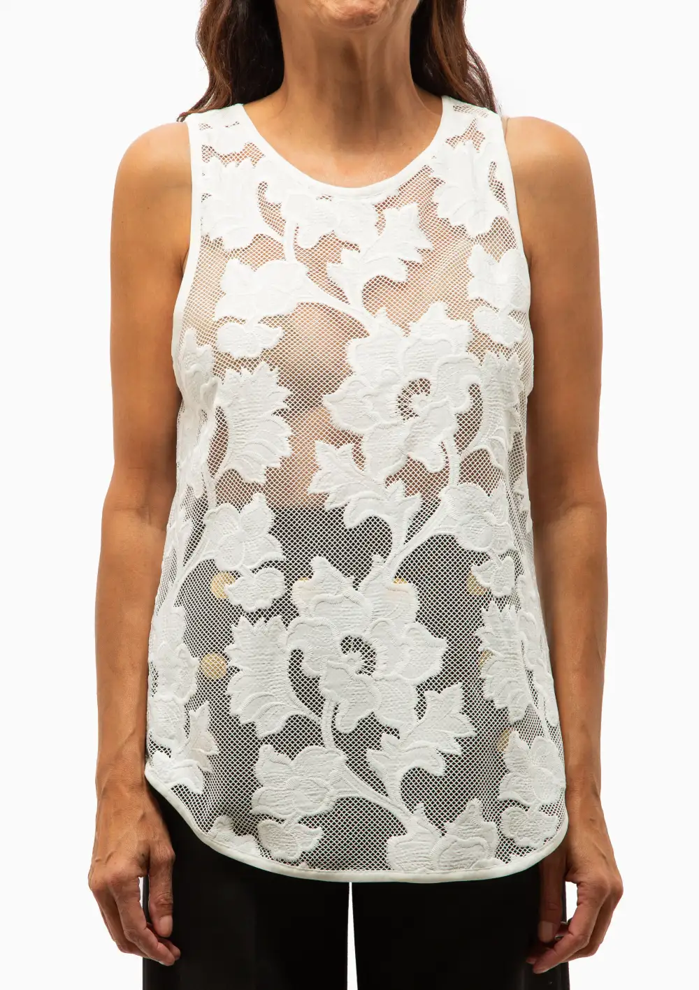 Shirttail Sleeveless Tank Top