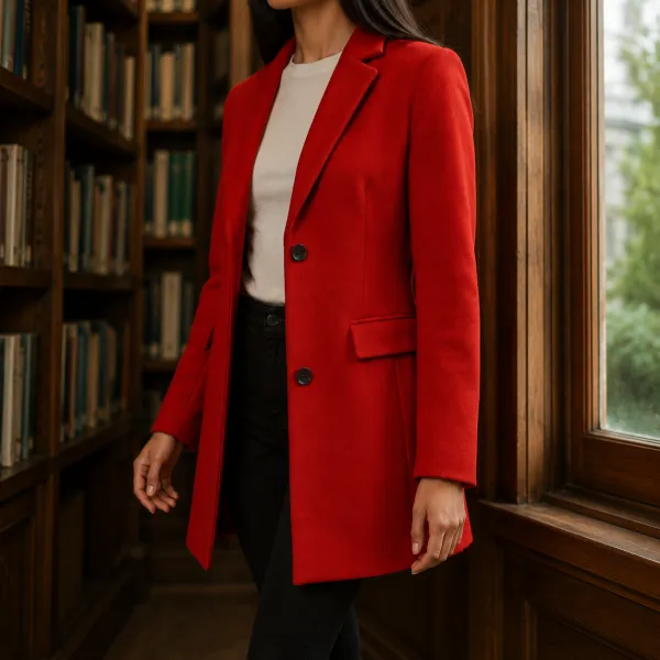 Tailored Notched Lapel Jacket
