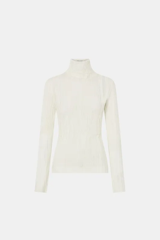 Cream Casual Fit Top