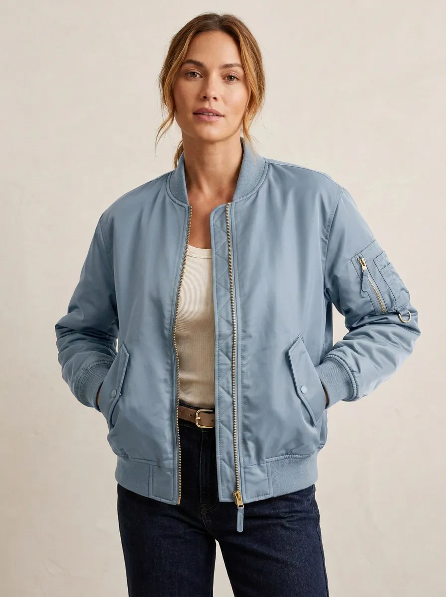 Modern Quilted Utility Women's Casual Jacket