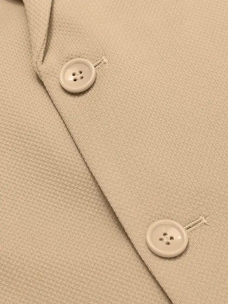Casual Two-Button Suit Jacket