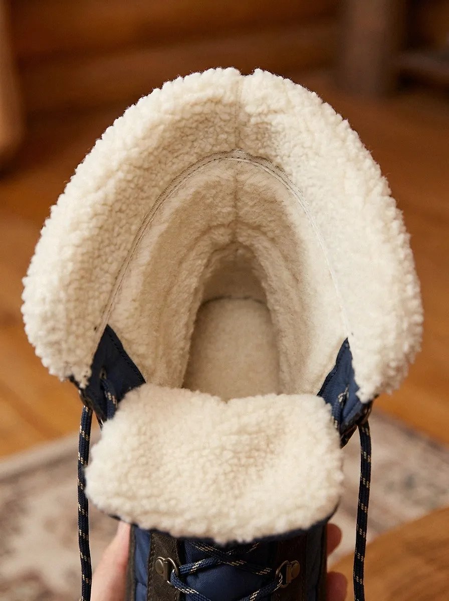 Women's Winter Outdoor Quilted Faux Fur Lined Snow Boots