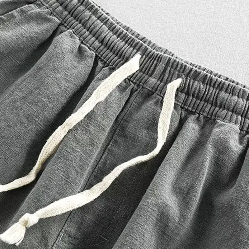 Drawstring Elastic Waist Shorts