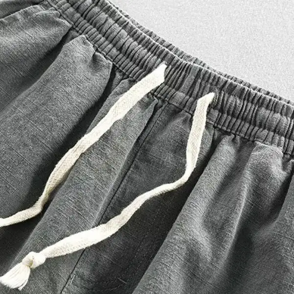 Drawstring Elastic Waist Shorts