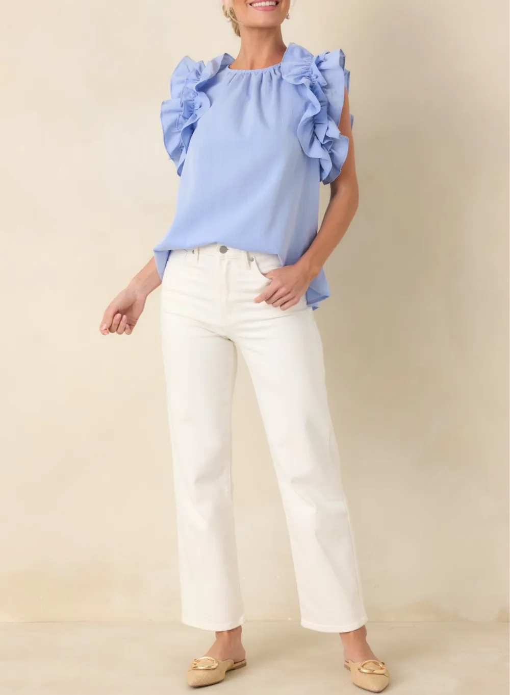 Refined Relaxed Everyday Top