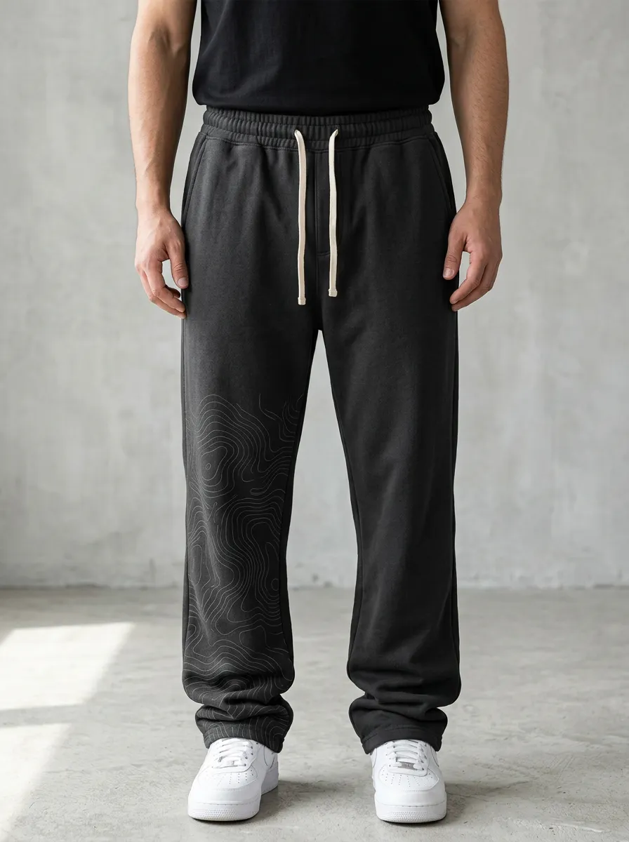 Relaxed Sweatpants Topographic Men's Sweatpants