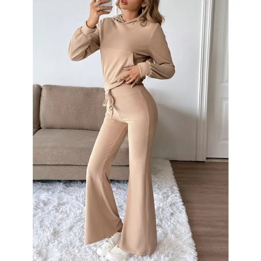 Long Sleeve Hoodie and Pants Set