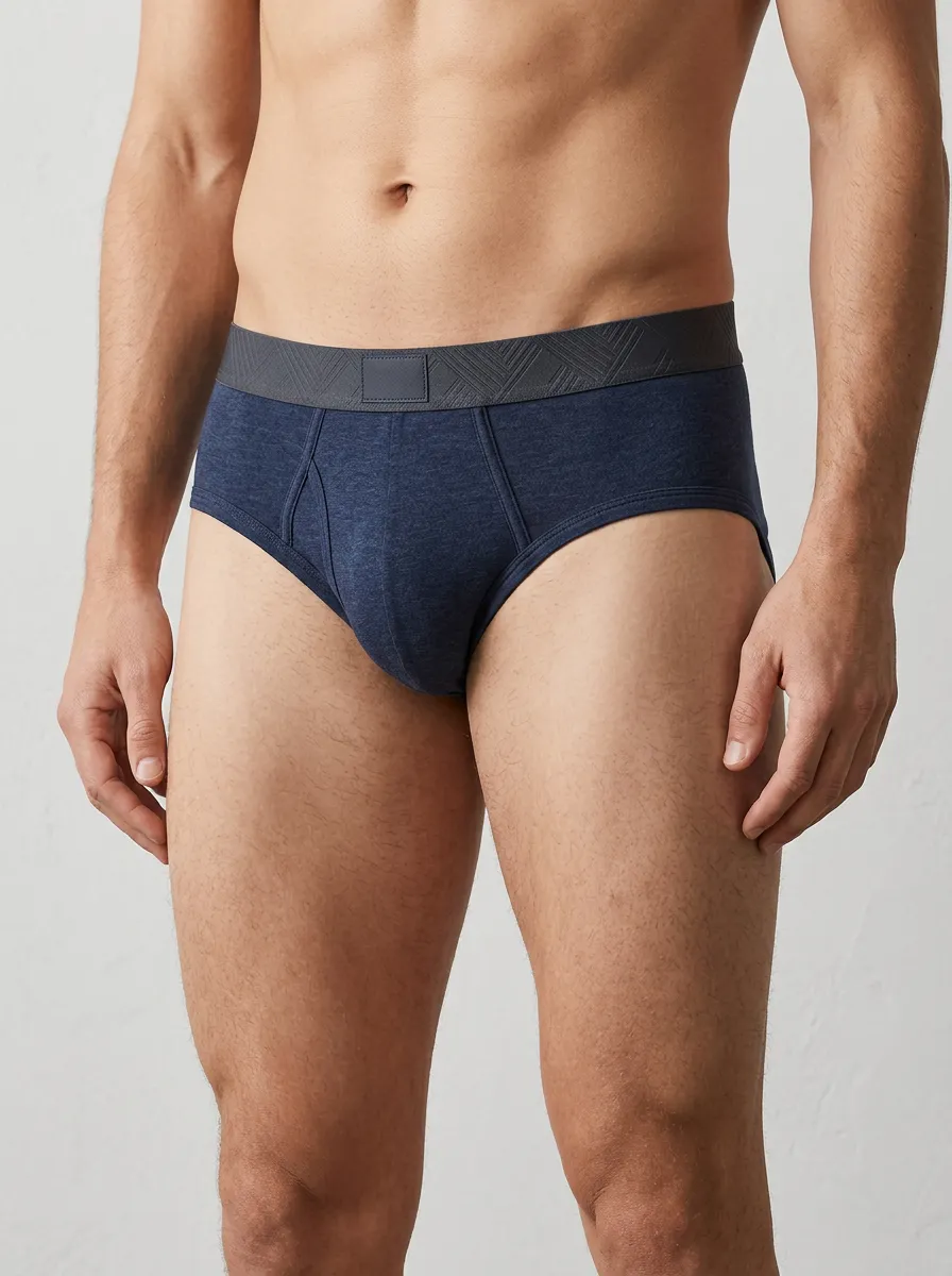Men's Everyday Comfort Textured Waistband Boxer Briefs