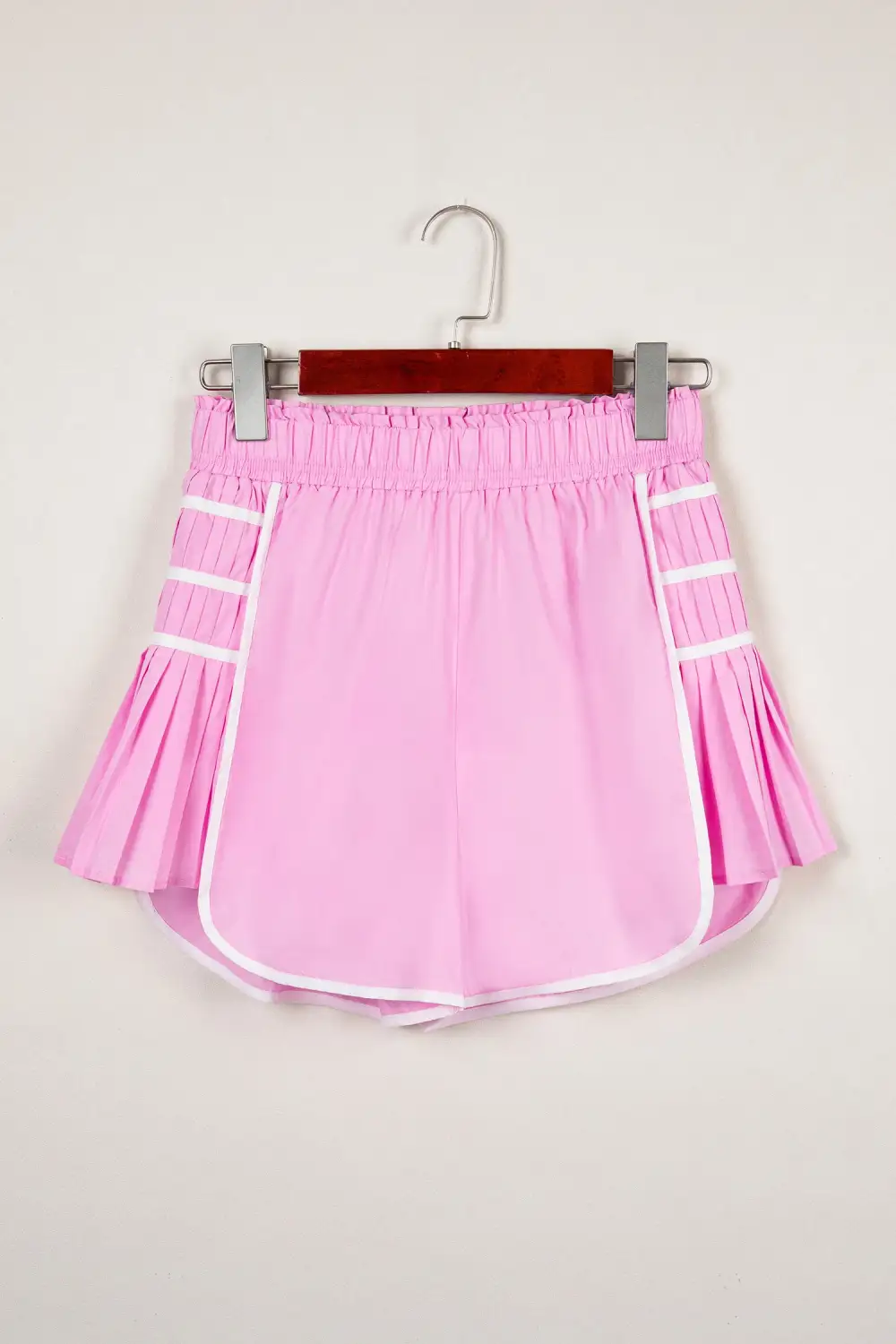 Relaxed Fit Pleated Casual Shorts
