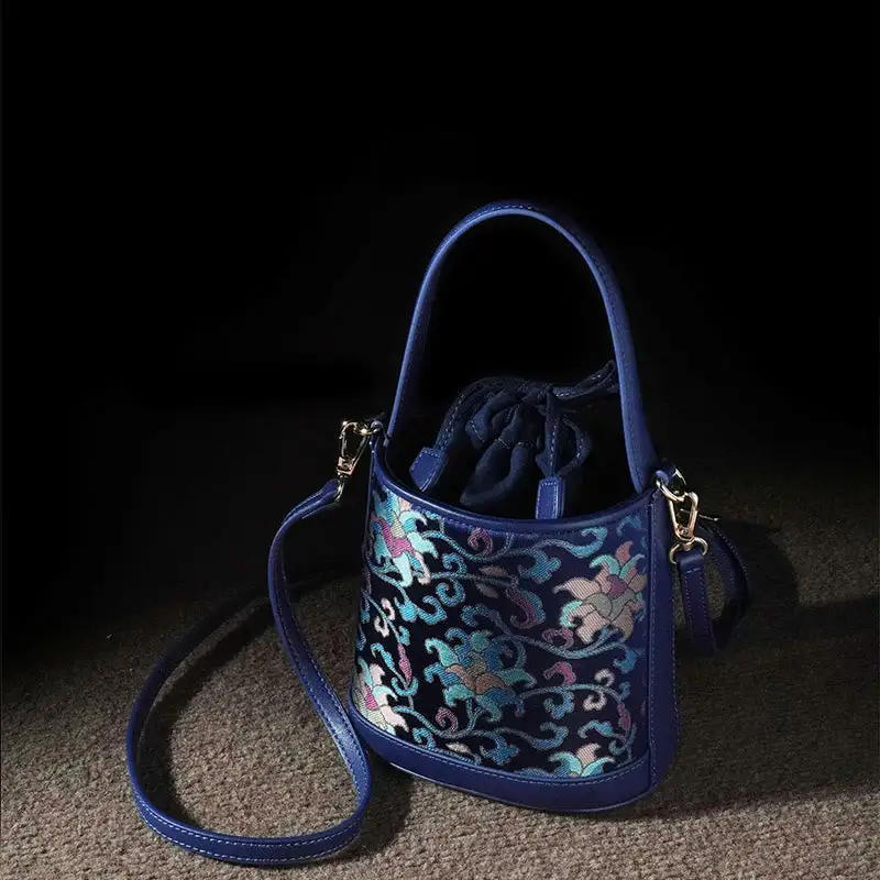 Buddha Stones Retro Lotus Bag